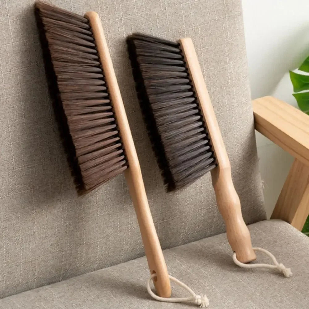 Natural Wood Bristles Brush Set