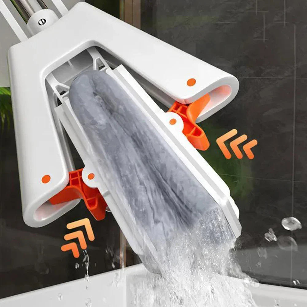 Squeezed Self-Draining Rubber Cotton Mop