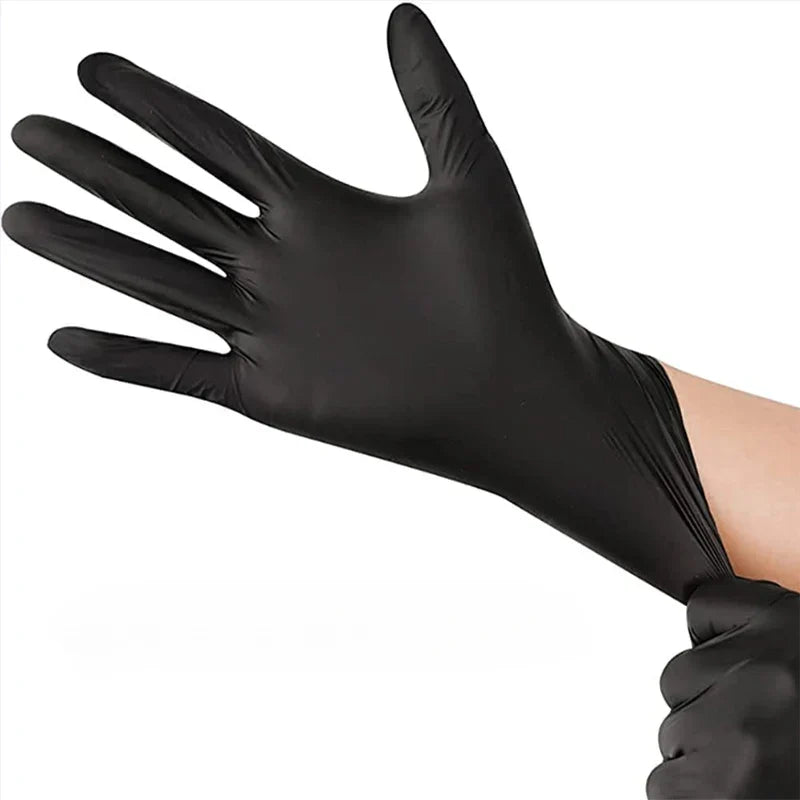 Black Nitrile Gloves