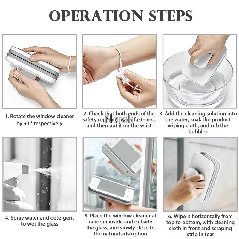 Glass Wash Magnetic Window