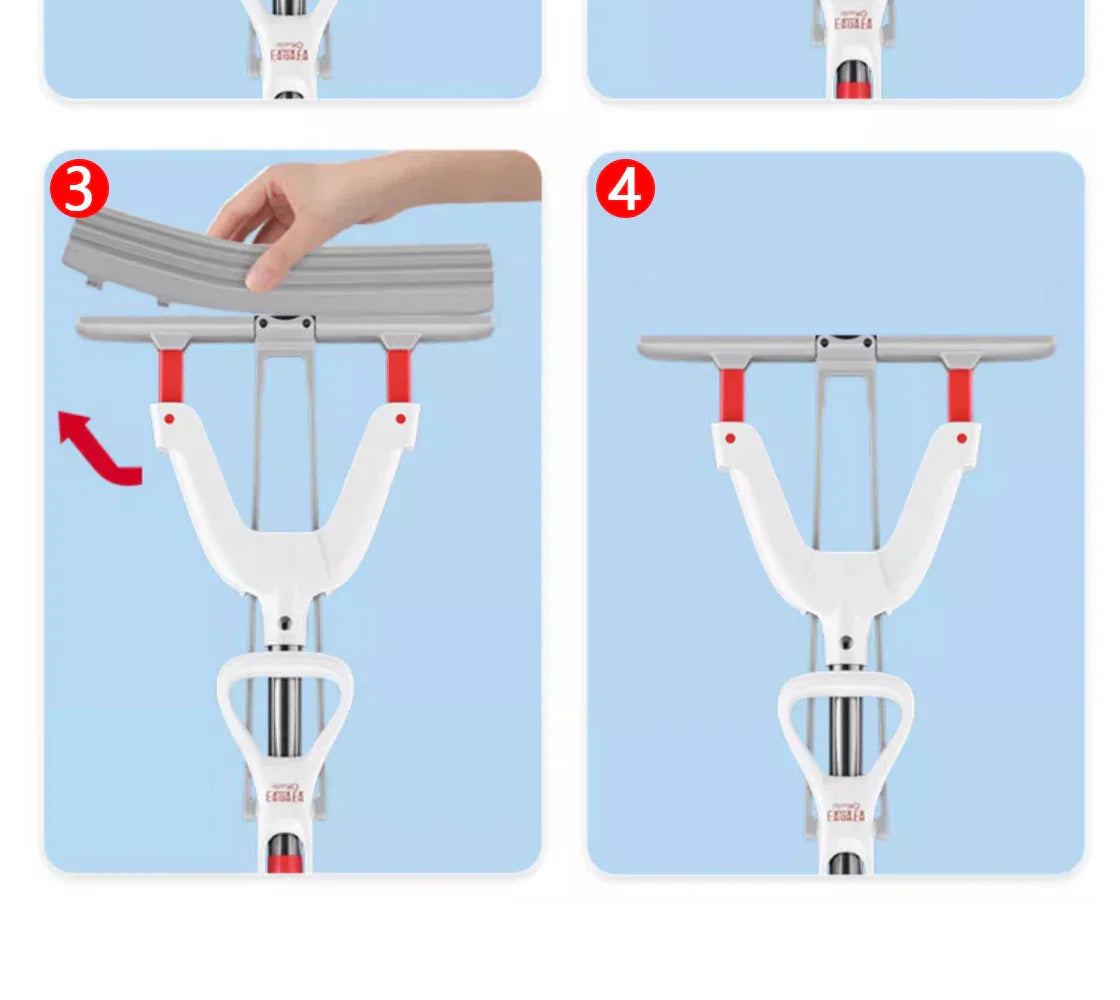 Squeezed Self-Draining Rubber Cotton Mop