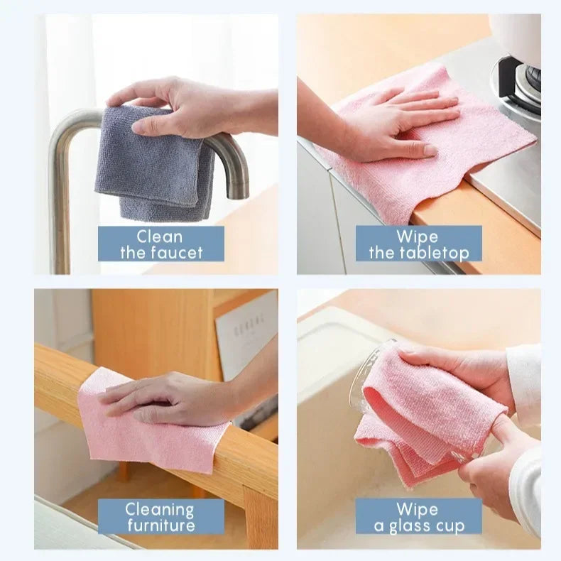 Reusable Cleaning Wipe Household Kitchen Cloth