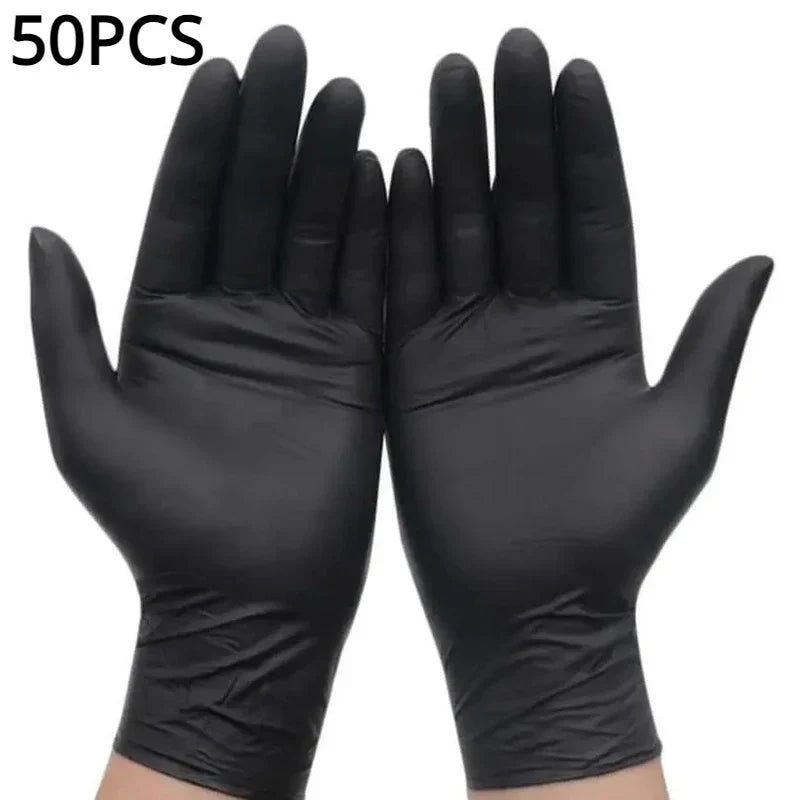 Black Nitrile Gloves