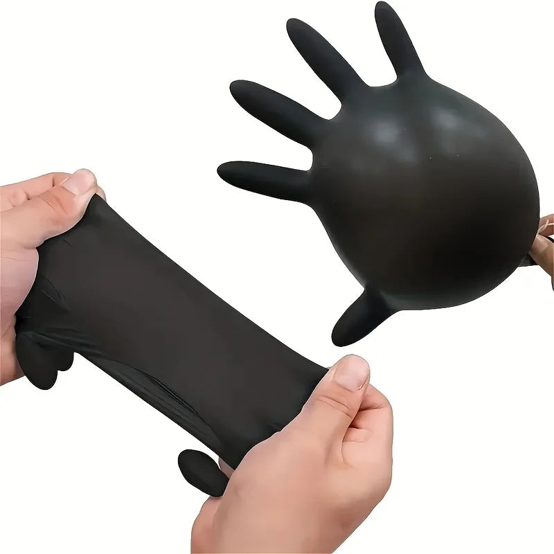 Black Nitrile Gloves