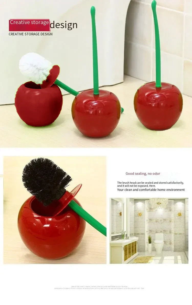 Red Cherry Toilet Brush