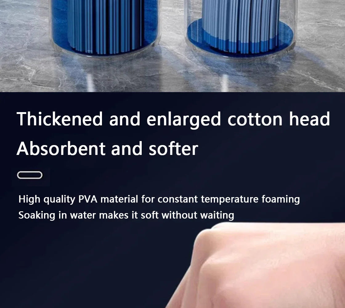 Squeezed Self-Draining Rubber Cotton Mop