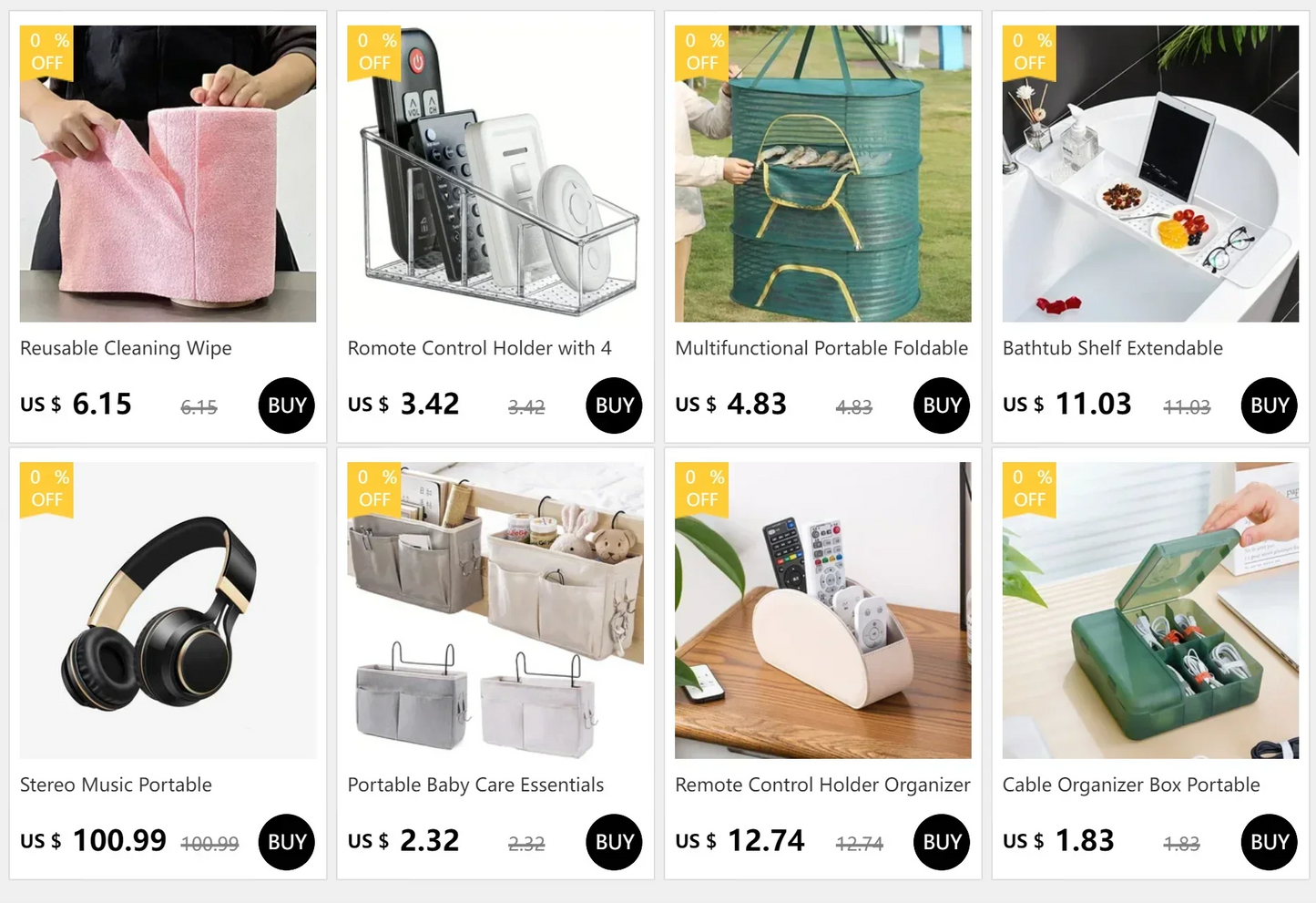 Reusable Cleaning Wipe Household Kitchen Cloth